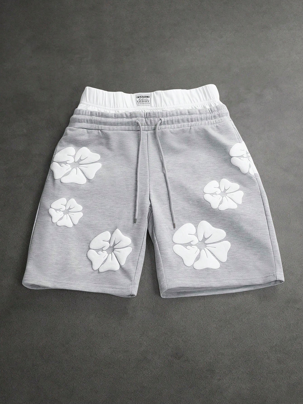 SLATEMANN Men's Casual Letter Print Graphic Shorts
